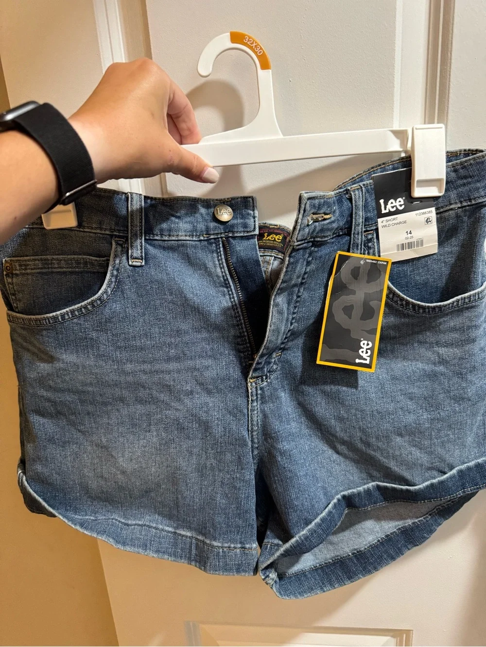 Lee Women's Denim Shorts in Blue